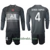 Paris Saint-Germain Sergio Ramos 4 Tredje 2021-22 - Barn Langermet Draktsett